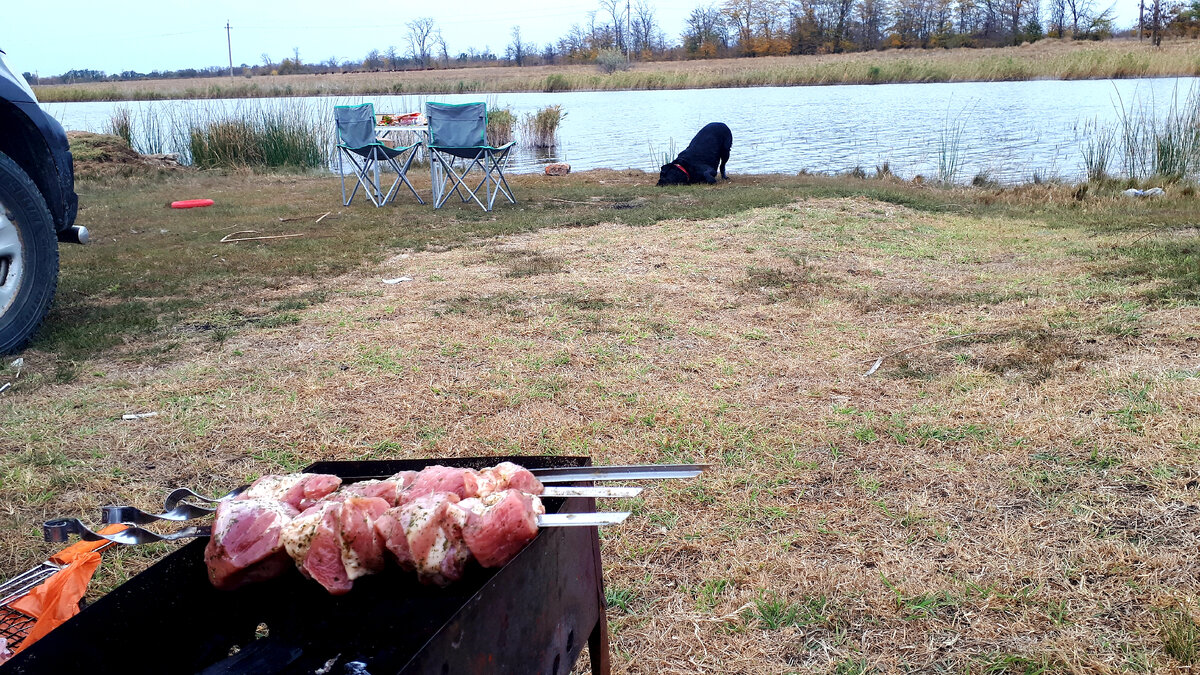 Наш "будний" пикник на озере)