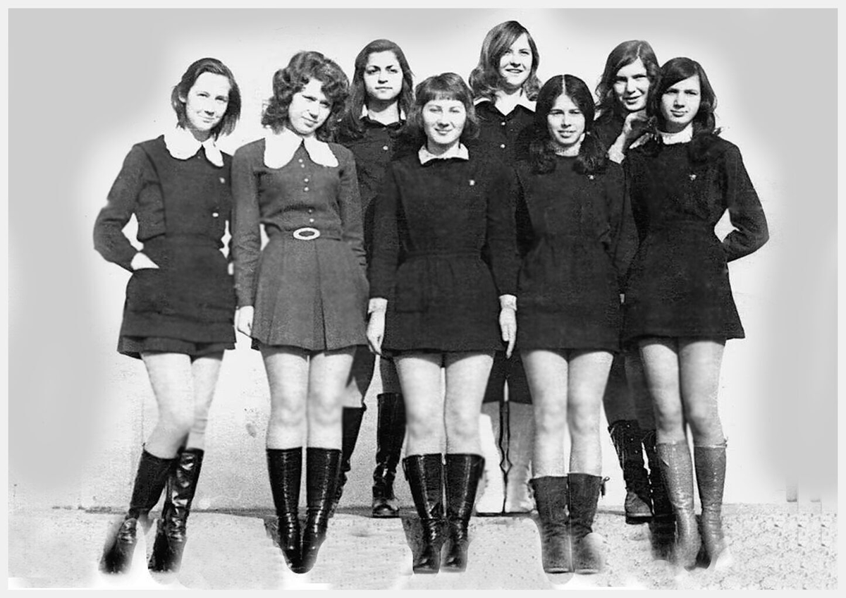 Советские школьницы