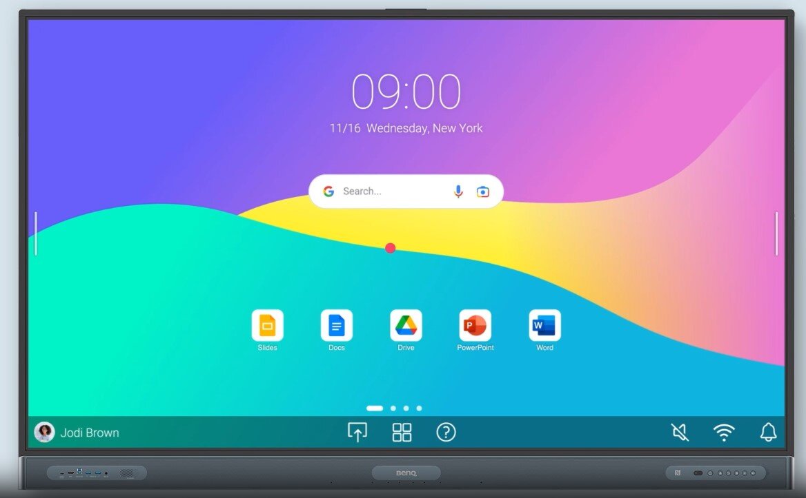  Интерактивные панели BenQ с сервисами и приложениями Google