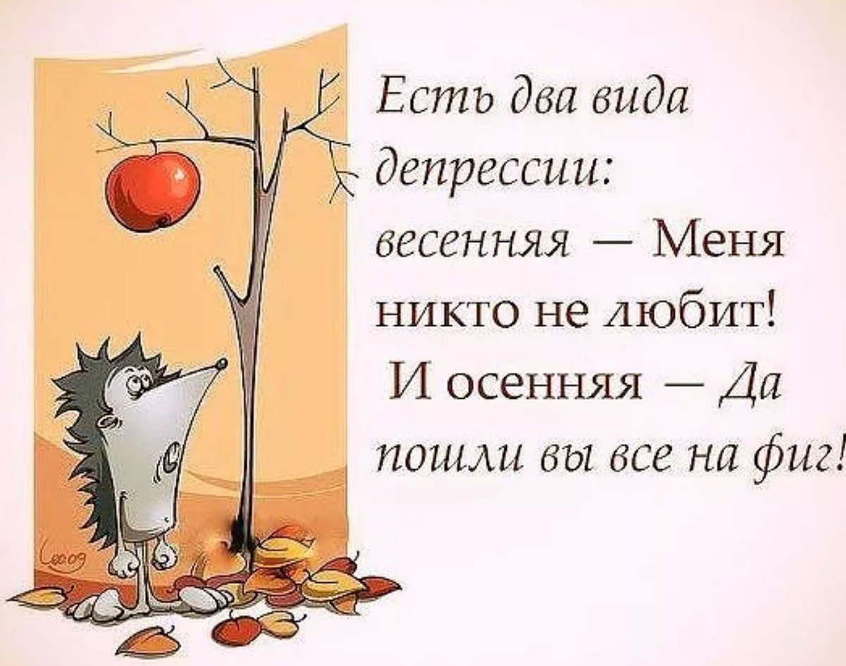 Я никого не ем. Шутки про осень. Анекдоты про осень в картинках. Шутки про осеннюю депрессию. Осенние шутки и приколы.