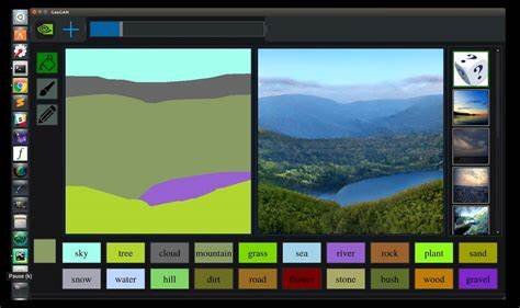 Данная нейросеть, разработанная технологической компанией NVIDIA, изначально предназначалась для рисования картины по текстовым запросам. Однако, благодаря модели глубокого обучения, сегодня она способна создавать высококачественные изображения даже на основе простых каракулей. Теперь достаточно всего трех слов в запросе, и нейросеть создаст красочное произведение искусства.