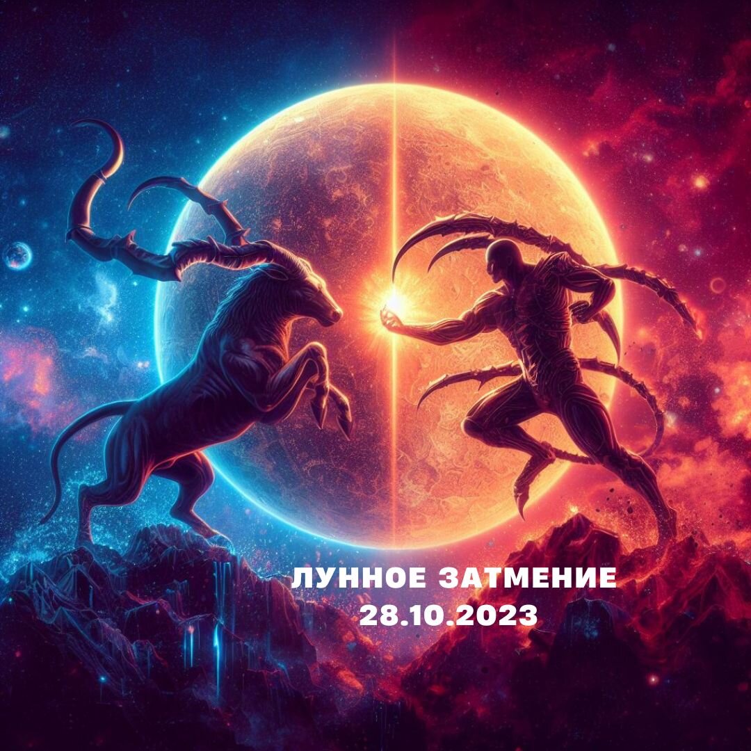 Лунное затмение 28.10.2023 Астролог Екатерина Юдина 