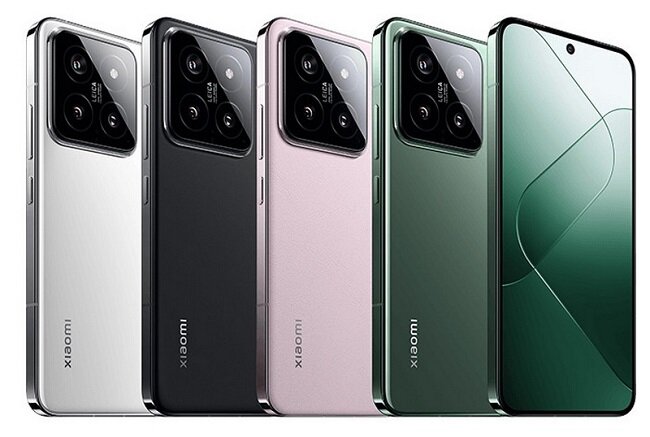 Цвета колрпуса Xiaomi 14