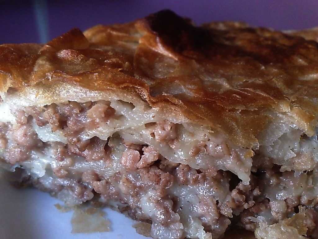  Австралийская кухня - это смесь различных кулинарных традиций, которые были привнесены в Австралию иммигрантами из разных стран. Основными продуктами питания являются мясо, рыба, овощи, фрукты и молочные продукты.Одним из наиболее известных блюд австралийской кухни является мясной пирог. Это блюдо готовится из фарша, лука, грибов и других овощей, которые запекаются в духовке. Также популярны блюда из морепродуктов, такие как креветки, мидии и кальмары.Кроме того, в Австралии широко распространены блюда из мяса, таких как стейки, гамбургеры, бургеры и шашлыки. Также популярны различные виды пасты, пиццы и соусы.Австралийская кухня также известна своими десертами, такими как торт "Наполеон", чизкейк и мороженое.В целом, австралийская кухня представляет собой разнообразное и интересное сочетание кулинарных традиций разных народов мира. пирог – это блюдо, которое можно приготовить из мясного фарша. Вот рецепт приготовления австралийского пирога:

Ингредиенты:
- мясной фарш (говядина, свинина или курица) – 500 г
- лук – 1 шт.
- чеснок – 2 зубчика
- картофель – 3 шт.
- яйца – 2 шт.
- мука – 4 ст.л.
- соль, перец – по вкусу
- растительное масло – для жарки

Приготовление:
1. Нарежьте лук и чеснок мелко. Разогрейте сковороду на среднем огне и обжарьте лук и чеснок до золотистого цвета.
2. Добавьте мясной фарш и жарьте его до готовности, периодически помешивая.
3. Очистите картофель и нарежьте его кубиками. Добавьте картофель к фаршу и жарьте все вместе еще 10 минут.
4. В миске смешайте яйца, муку, соль и перец. Хорошо перемешайте, чтобы получилось однородное тесто.
5. Добавьте тесто к фаршу с картофелем. Перемешайте все ингредиенты и жарьте еще 5 минут на среднем огне.
6. Разложите пирог на противень, смазанный маслом, и запекайте в духовке при температуре 180 градусов Цельсия около 20-25 минут до золотистой корочки.
7. Готовый пирог можно подавать горячим или холодным, нарезав на порции. Приятного аппетита!