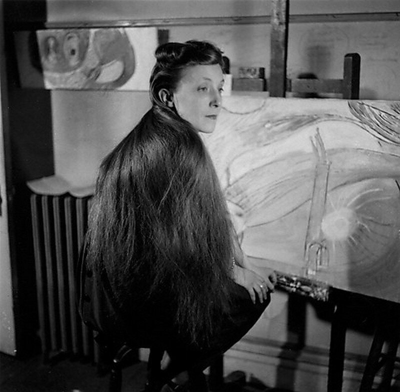 Фото молодой Л. Буржуа.