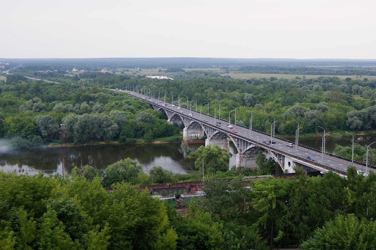 Клязьма. Вид со смотровой площадки у Дмитриевского собора. Из открытых источников сети