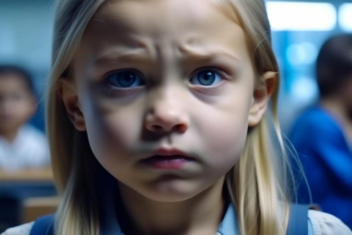 Учитель физкультуры одной из новосибирских школ, расположенных в Октябрьском районе, сказала двум ребятишкам, что они воняют. Иллюстрация: нейросеть Кандинский