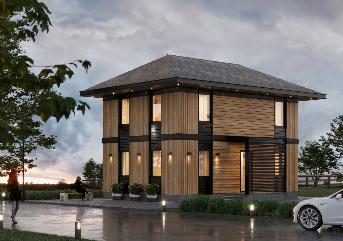 Проект «Сарин 81». Площадь дома 81 кв. м