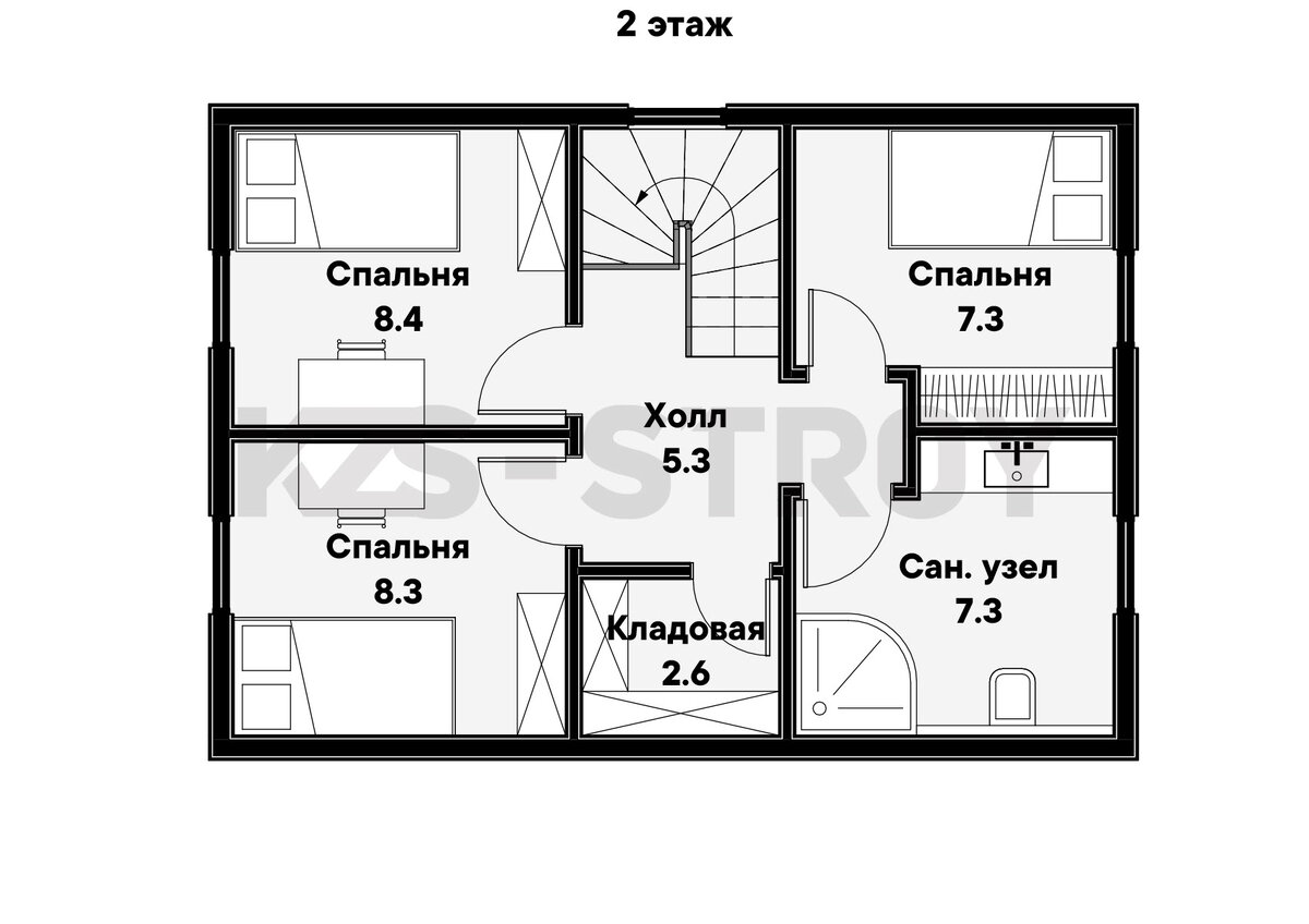 Три проекта домов до 100 кв. м с удачной планировкой | Комплексное  Загородное Строительство | Дзен