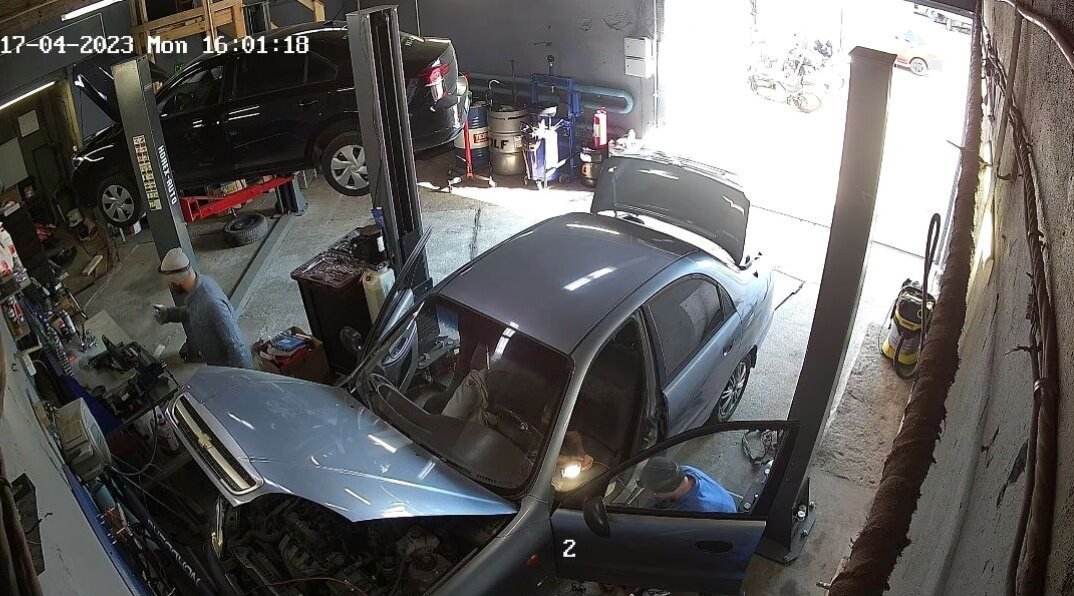 Фото с камеры видеонаблюдения