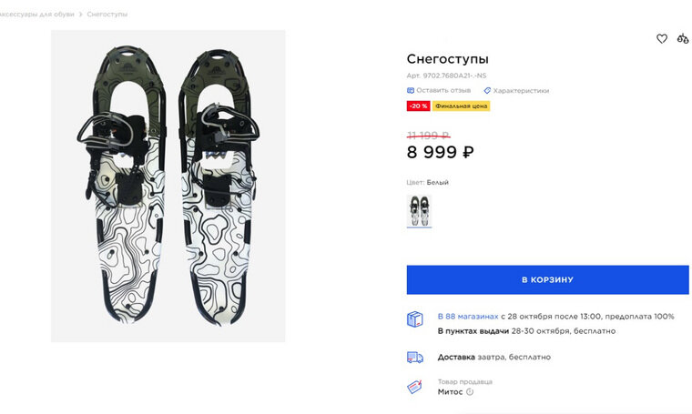    Снегоступы — специальное снаряжение для ходьбы по снегу