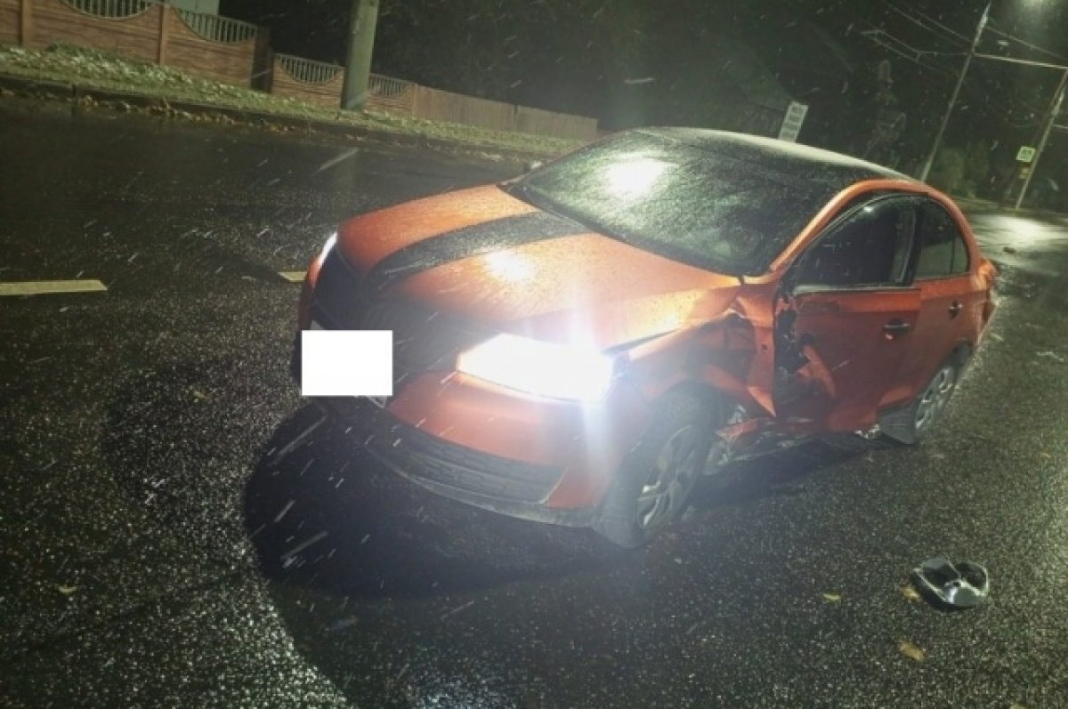    Начинающая автомобилистка сбила пешехода на улице Сталелитейной в Брянске