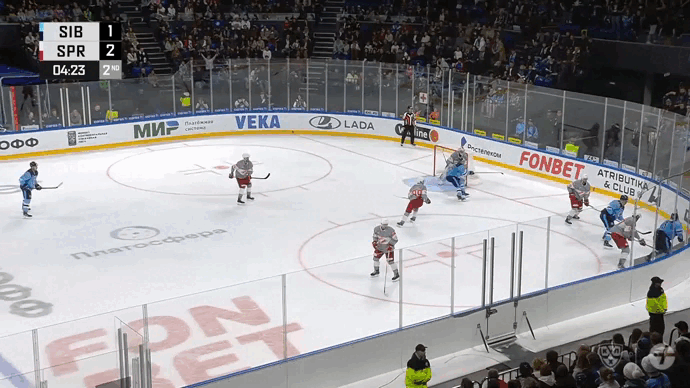 Опасные моменты у ворот "Спартака".