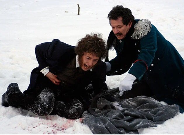 Кадр из фильма "Пушкин: Последняя дуэль"