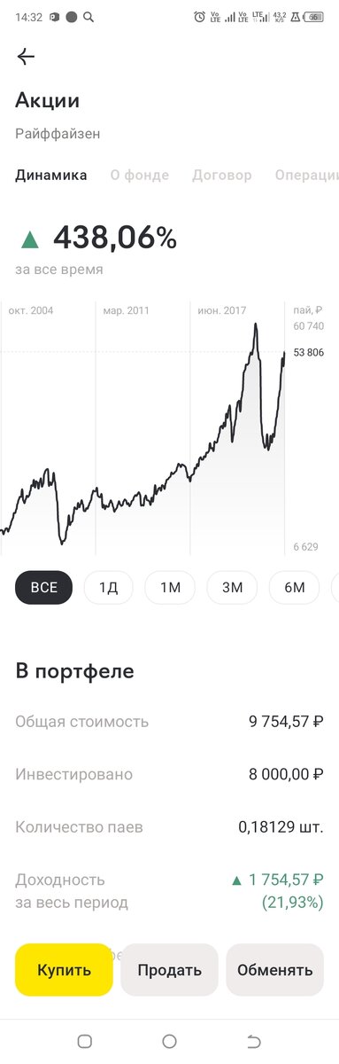 Скриншот из приложения