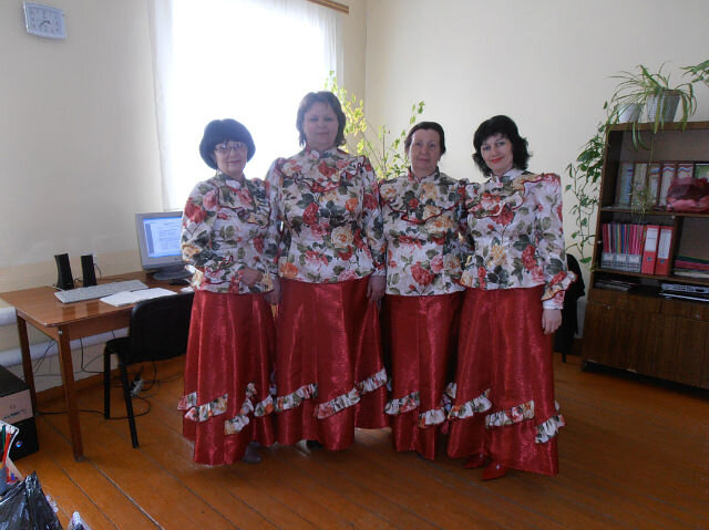 Костюмы для казачьего хора сшитые мной.