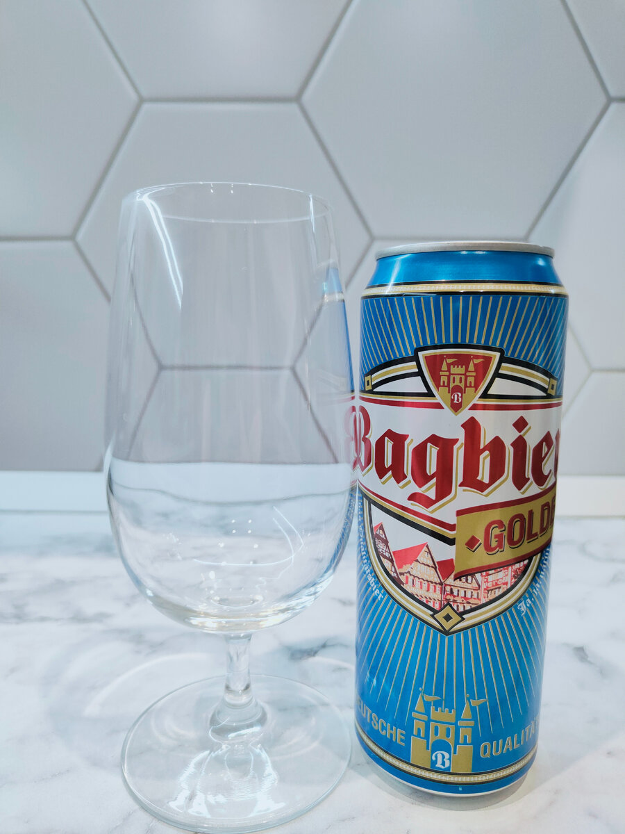 Пиво "Bagbier Golden" (Багбир Голден)