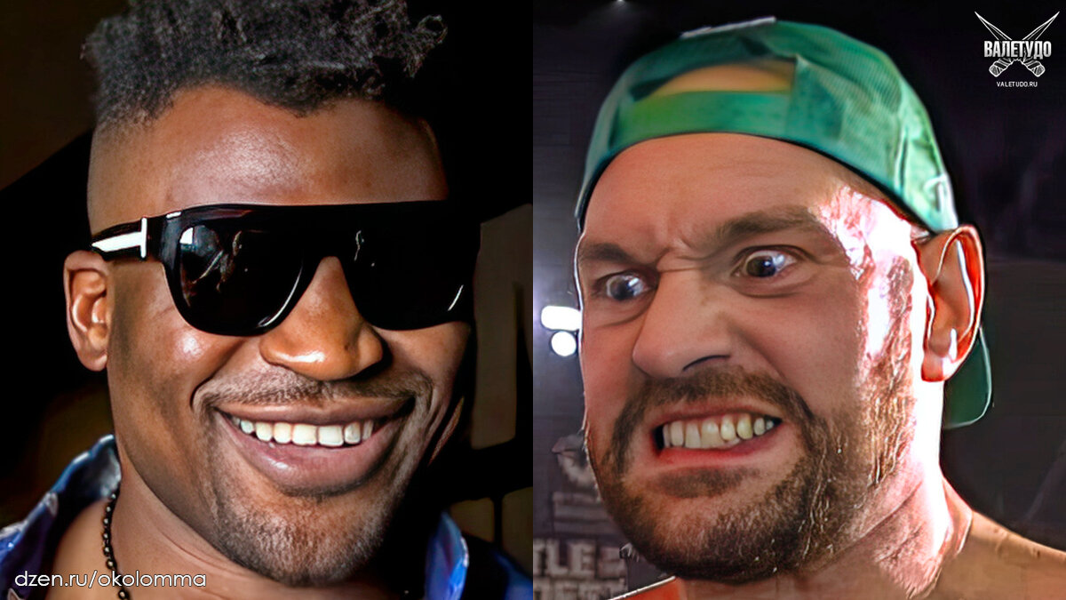 Франсис Нганну и Тайсон Фьюри | valetudo.ru 