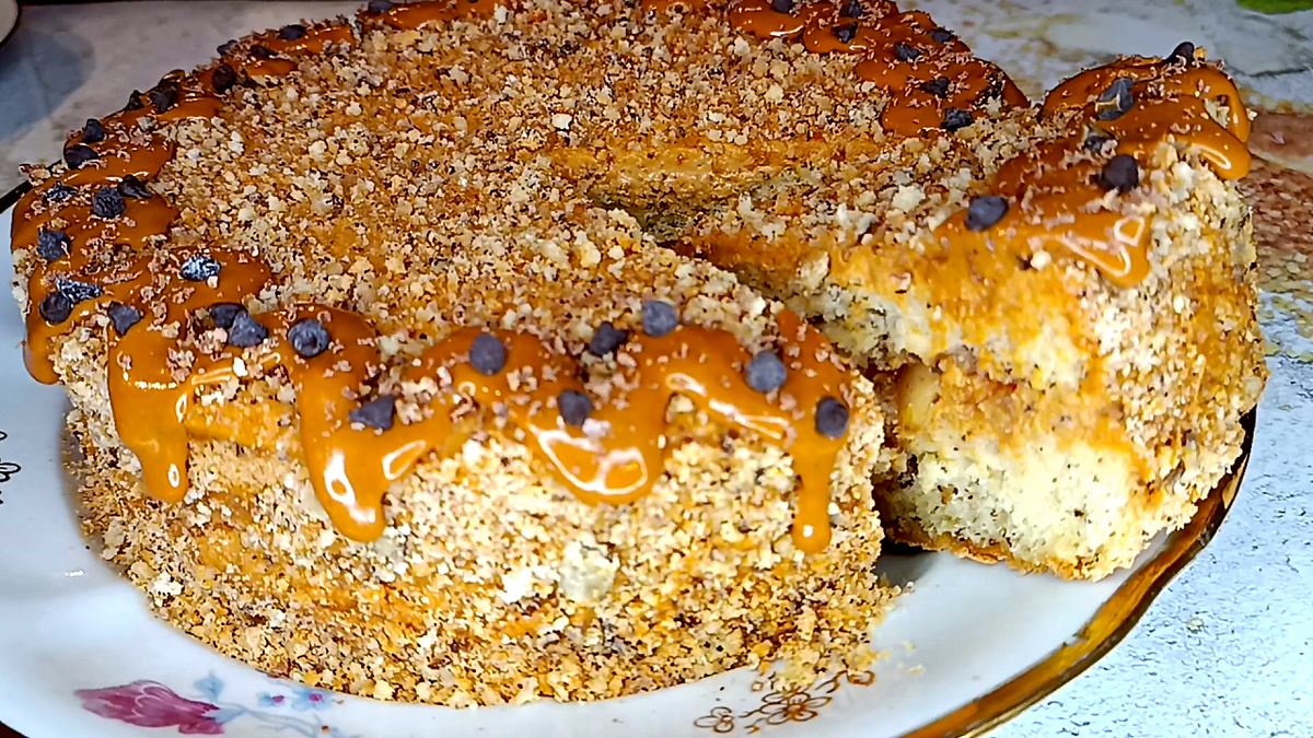 Торт "Карамельное яблоко"