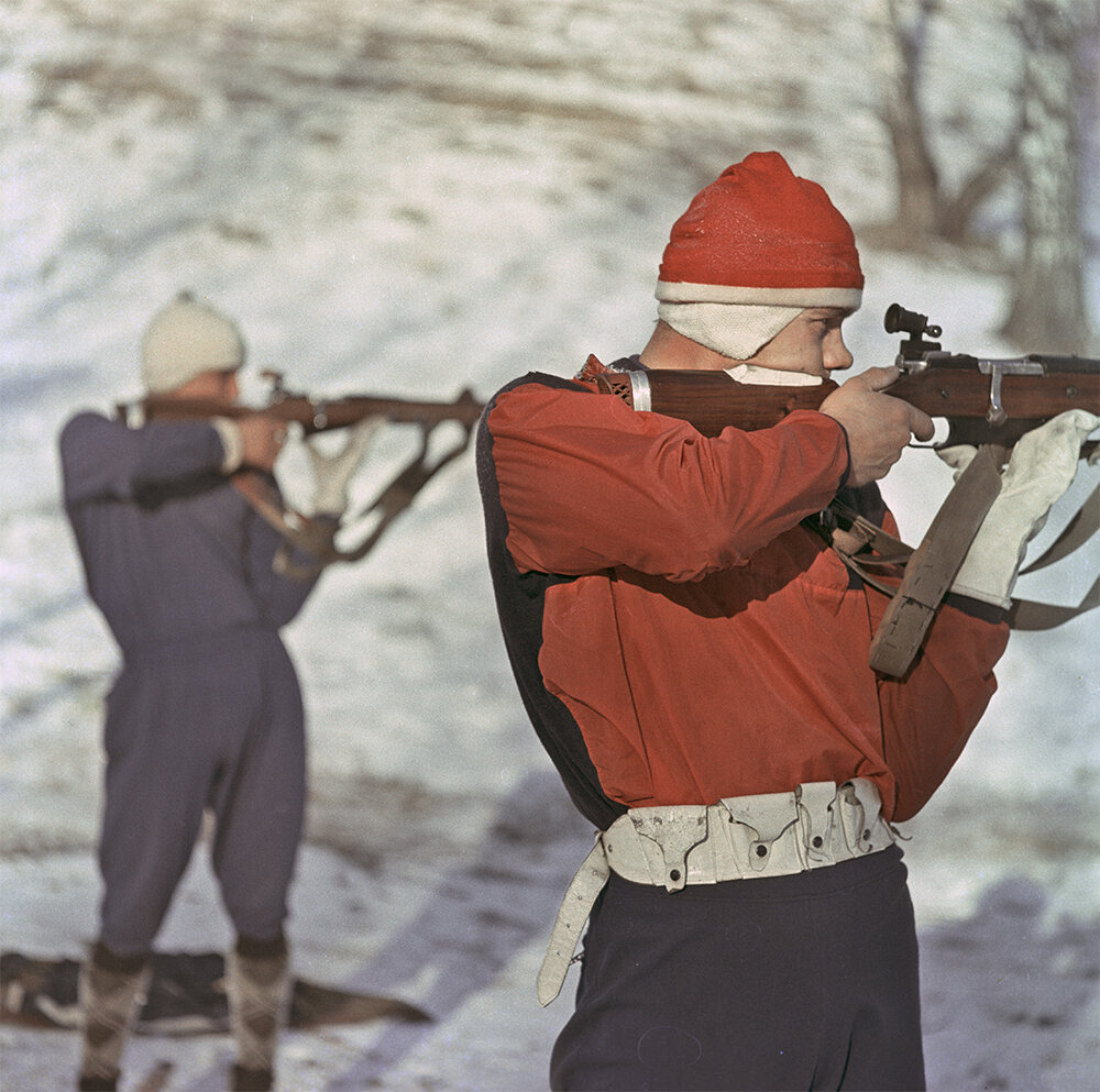    Заслуженный мастер спорта СССР, чемпион мира 1967 года по биатлону Виктор Маматов. 1968 г. Фото:  РИА Новости/ А. Жигайлов