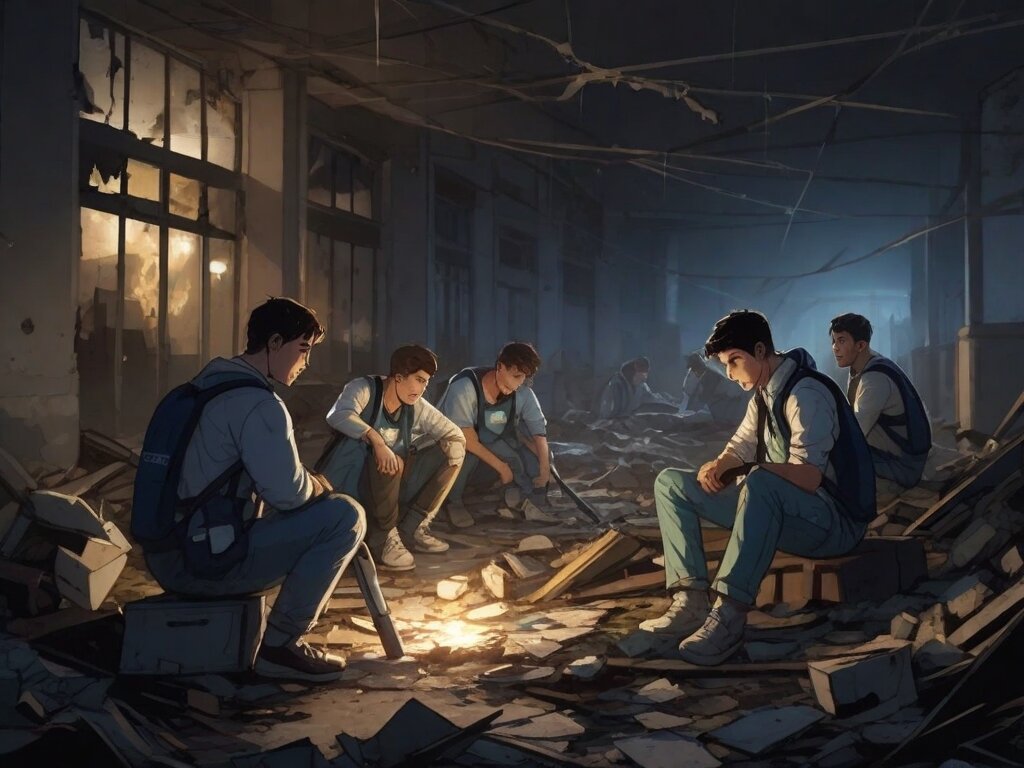 Илюстрация к авторскому рассказу "Заброшенный приют"