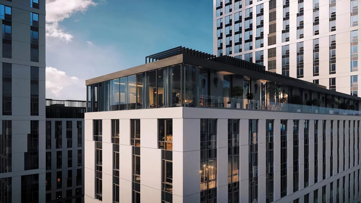 Пентхаус с увеличенной высотой потолков