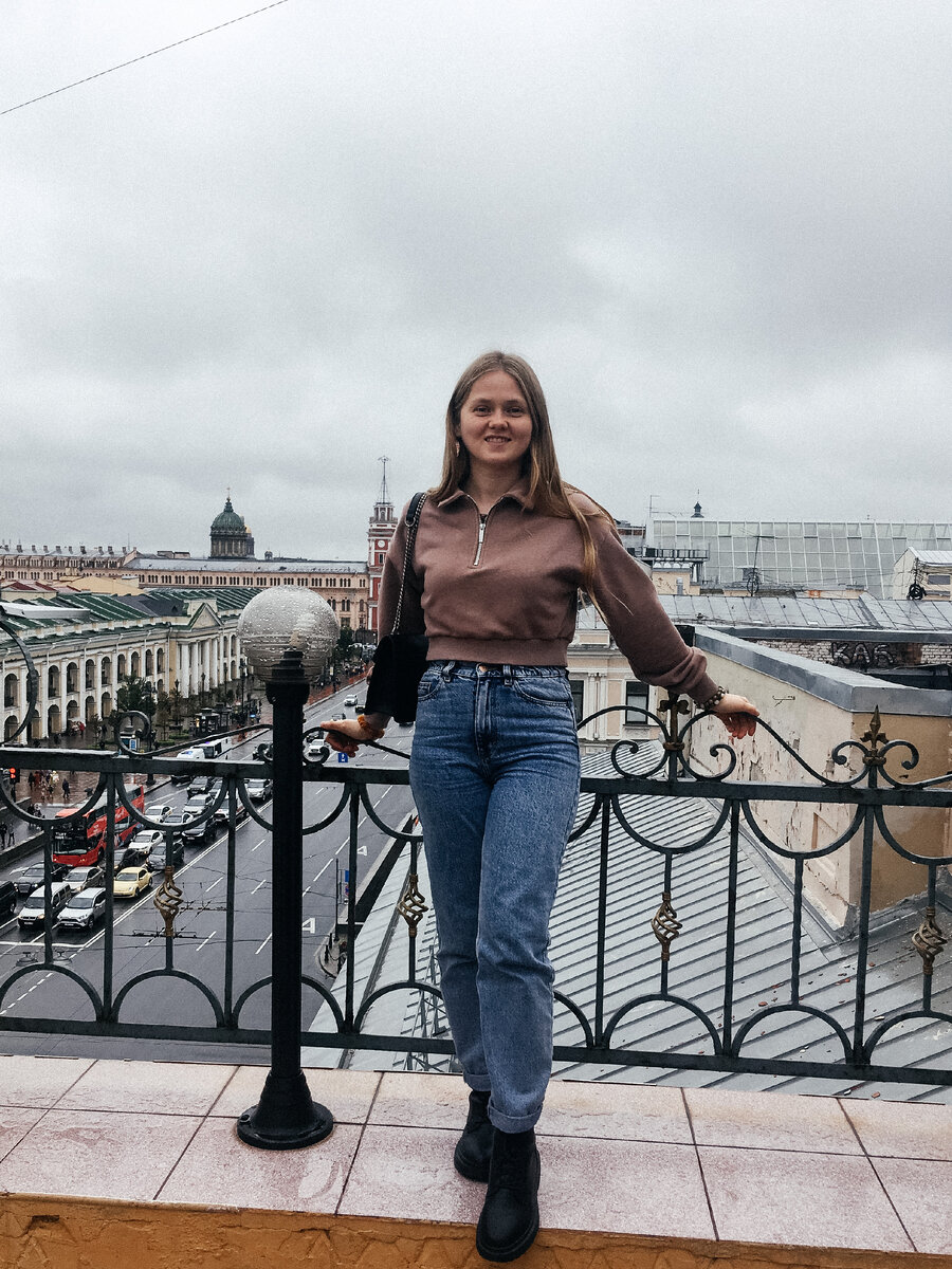 Невский проспект с крыши музея-фотосалона Карла Буллы