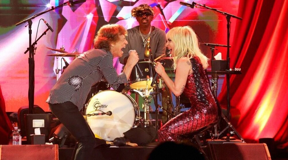     Мик Джаггер и Леди Гага / Фото: соцсети Леди Гаги