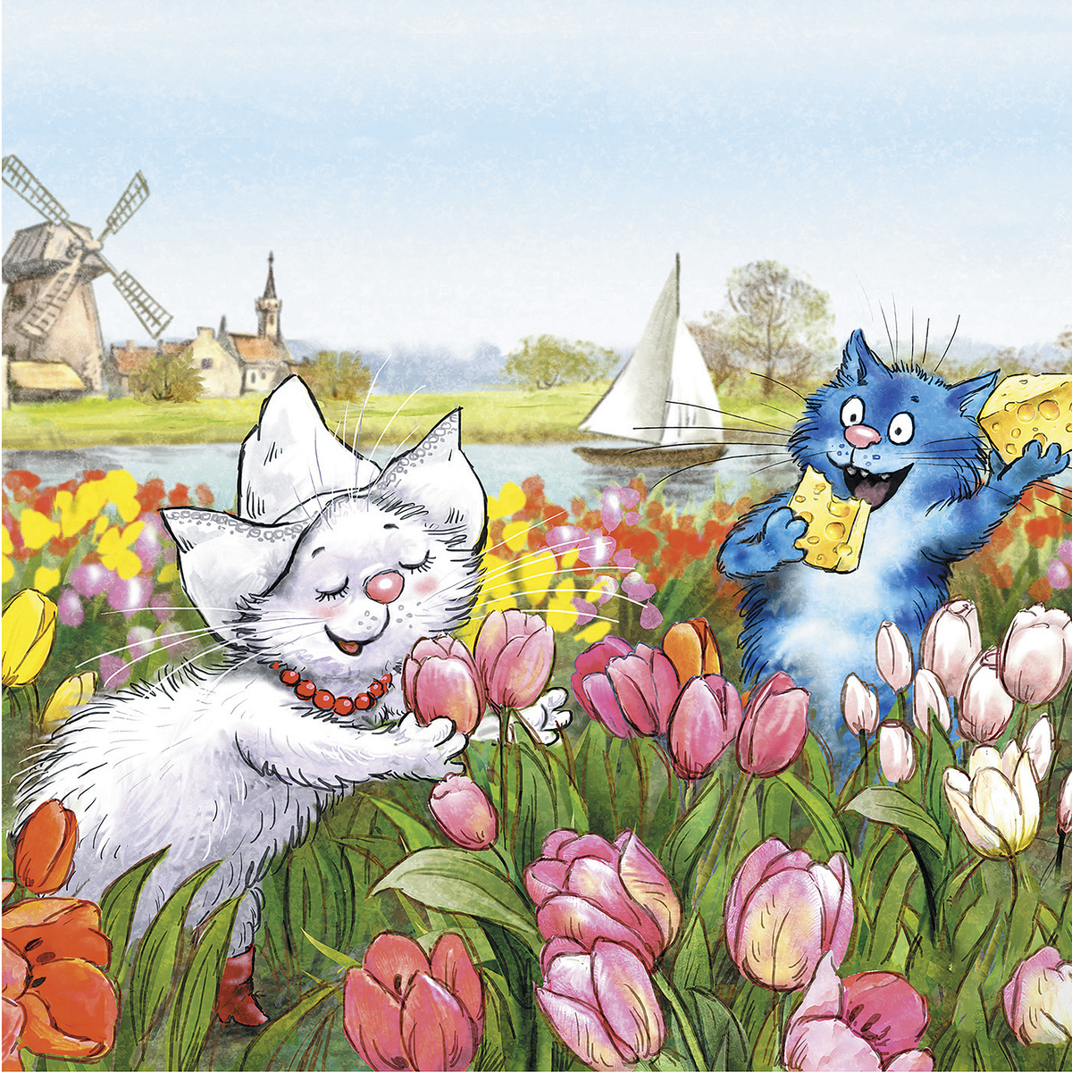 очаровательные коты Рины Зенюк