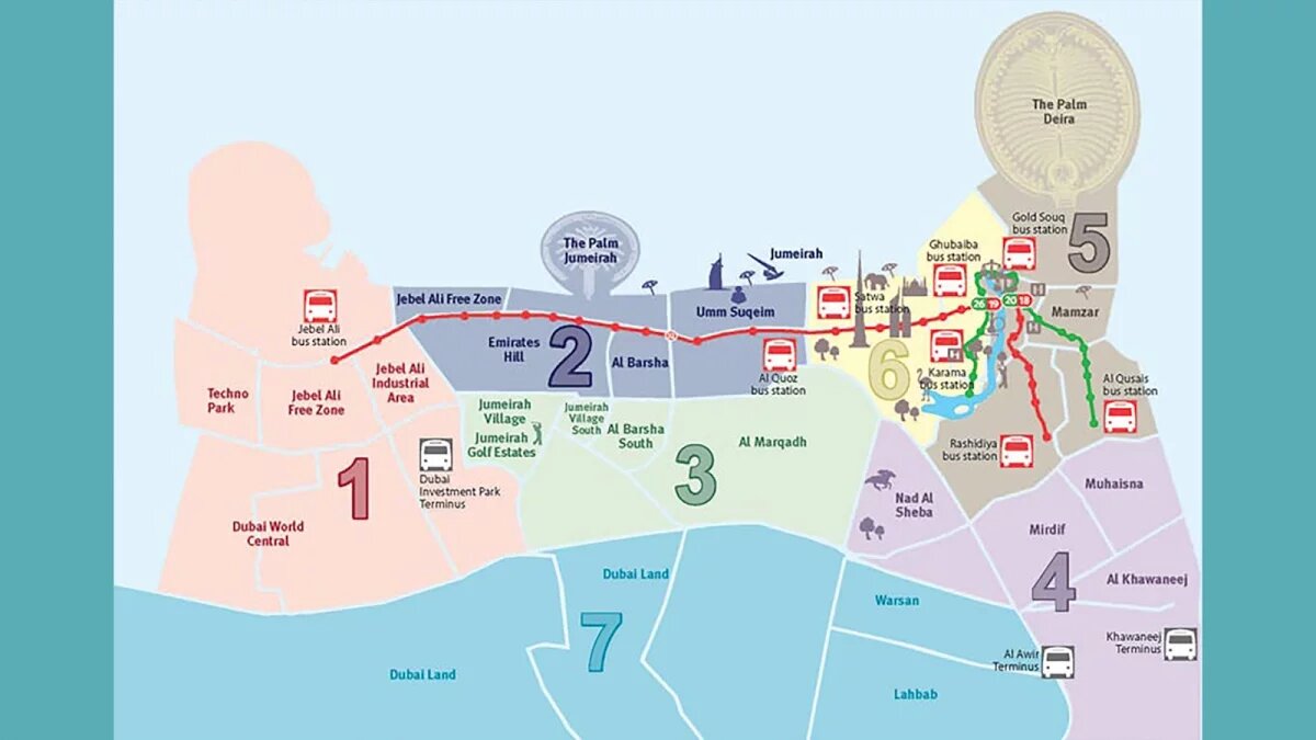Метро Дубая: схема (карта), цены на билеты, как пользоваться
