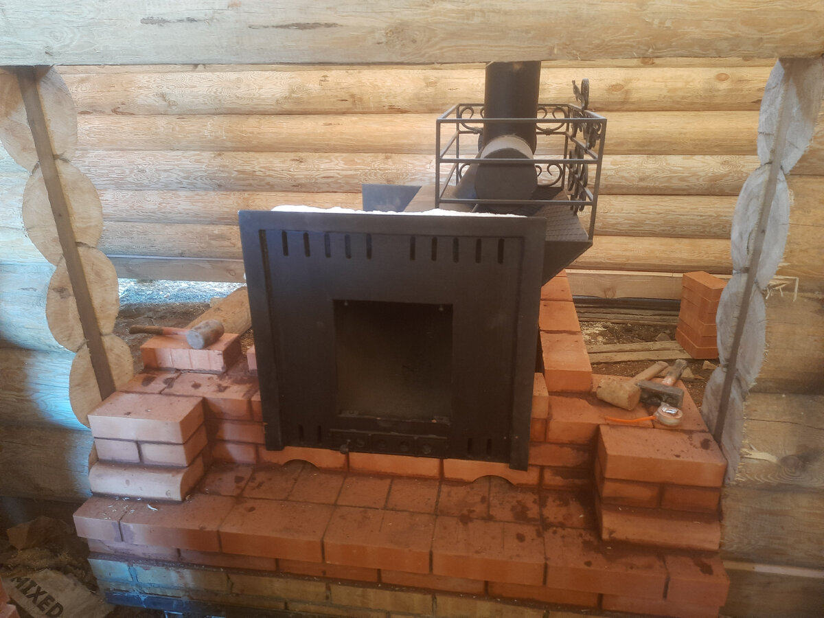 Печь "Горыныч" кустарного производства.