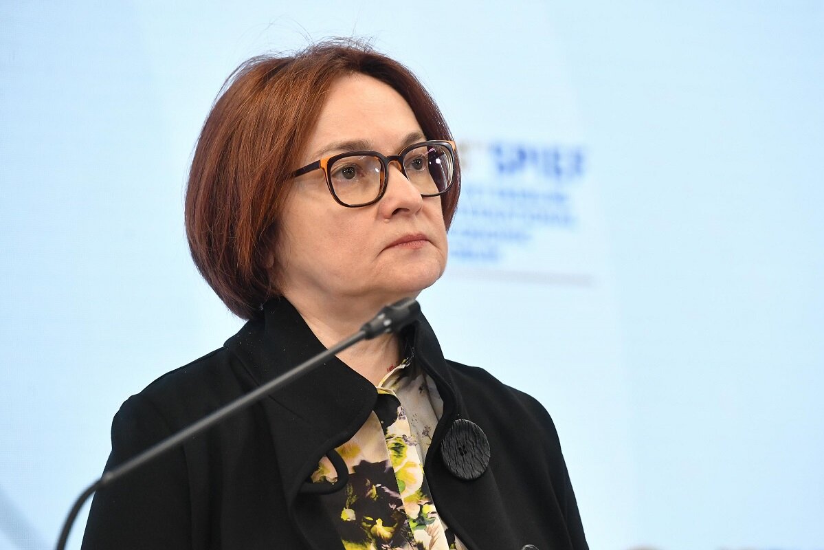 Нибиуллина рассказала, когда снова представят новый дизайн купюры номиналом 1000 рублей.  Фото: Фото: из фотобанка Фонда Росконгресс photo.roscongress.org / Максим Григорьев