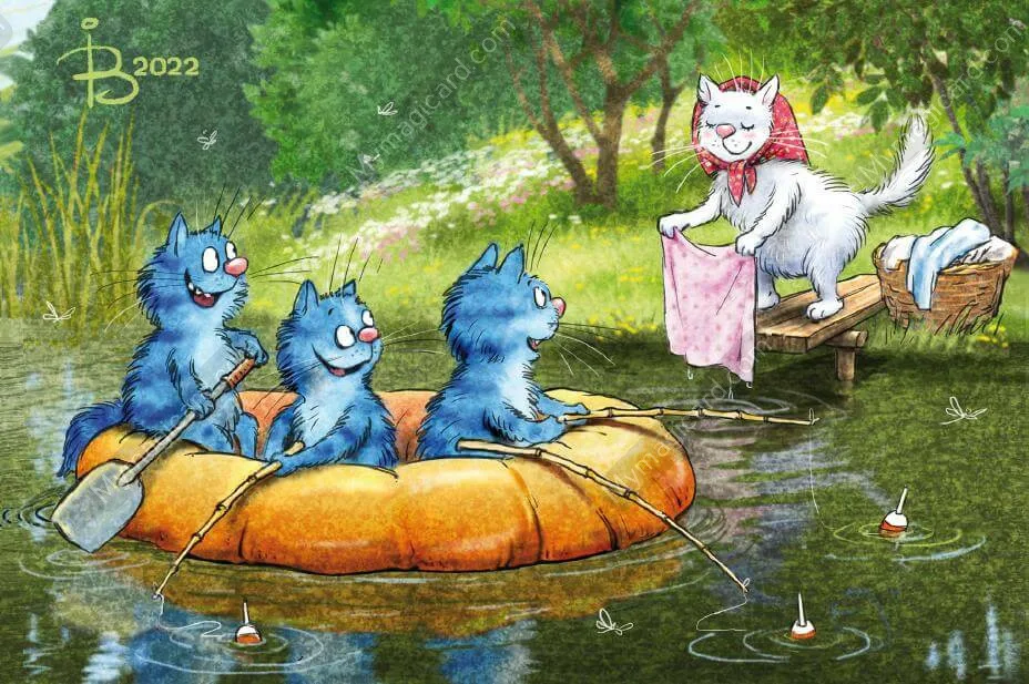 очаровательные коты Рины Зенюк