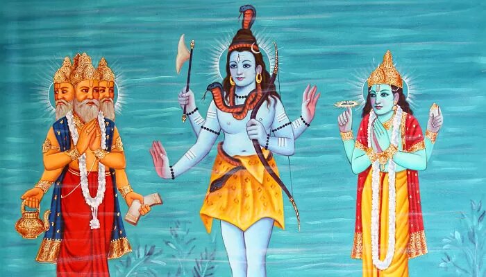 Тримурти: Брахма, Шива, Вишну. Изображение: Mitologia.guru