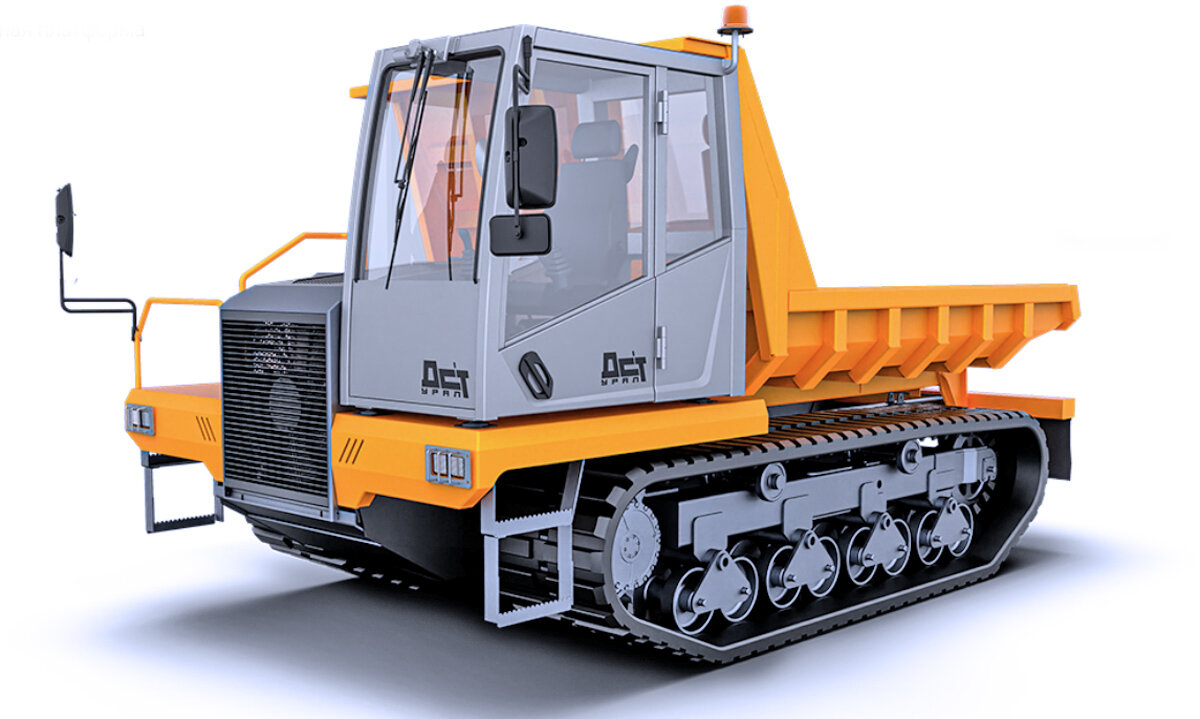 МТС-1500 SC — внешний вид платформы в формате гусеничного самосвала (с сайта предприятия)