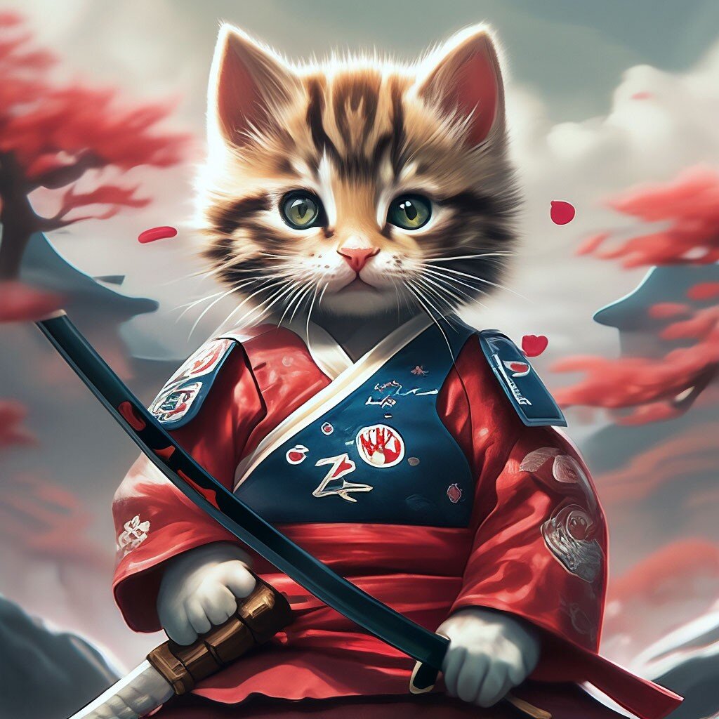 Котёнок по имени Самурай