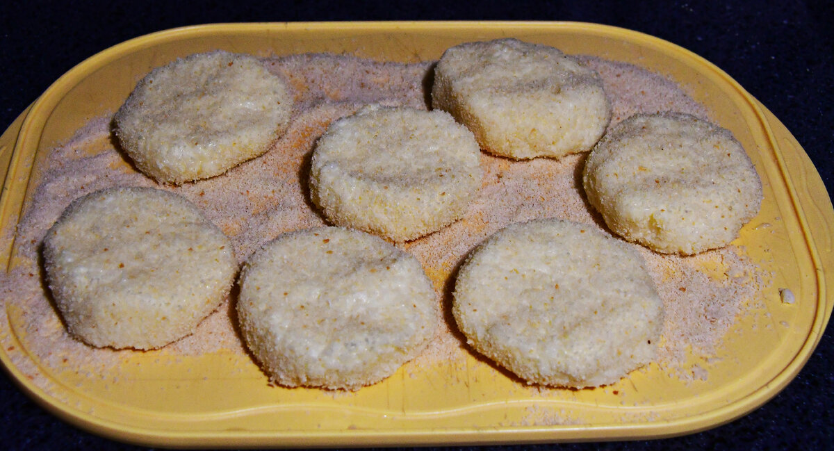 Рисовые котлеты в панировке