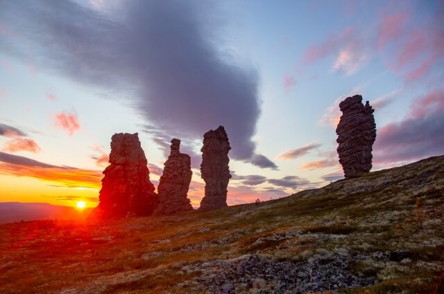    Плато Маньпупунёр включено в число Семи чудес России. Фото: Печоро-Илычский заповедник