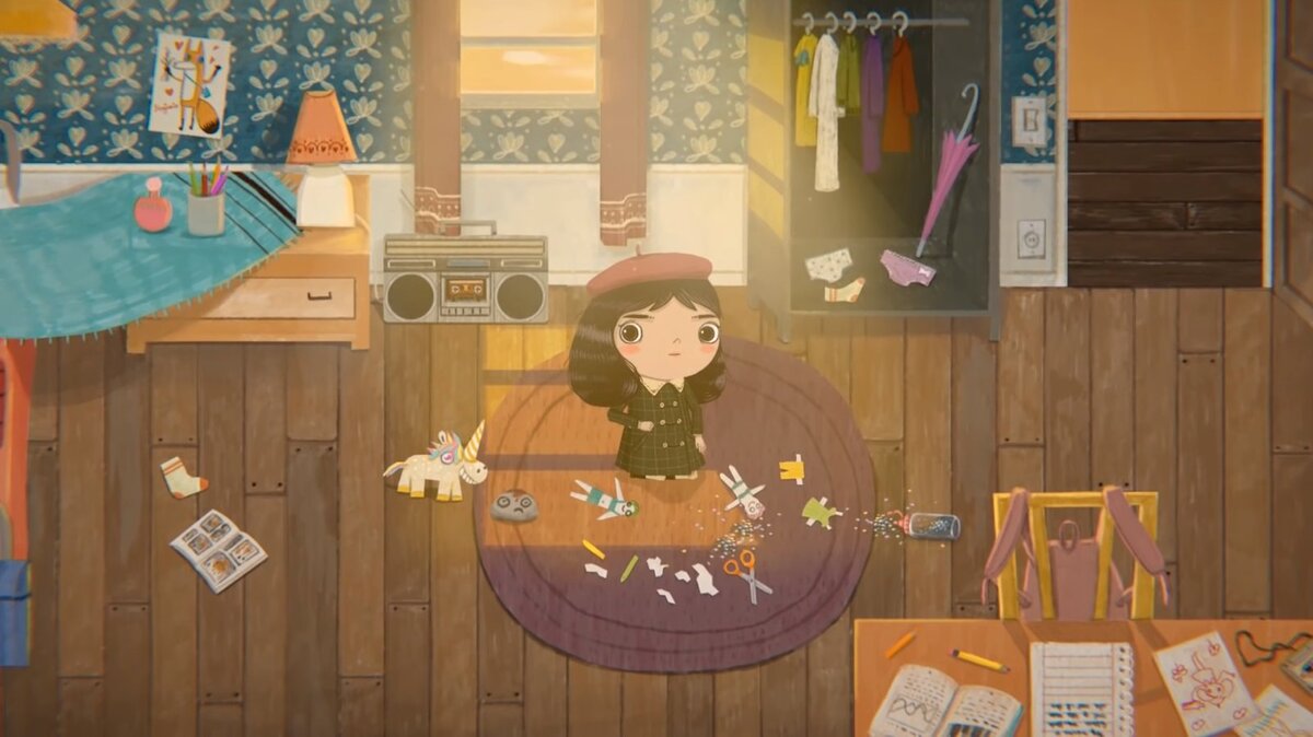 Кадр из игры "Little Misfortune"