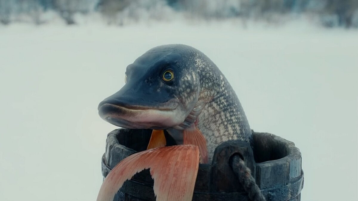 Скриншот из сказки "По щучьему велению" 