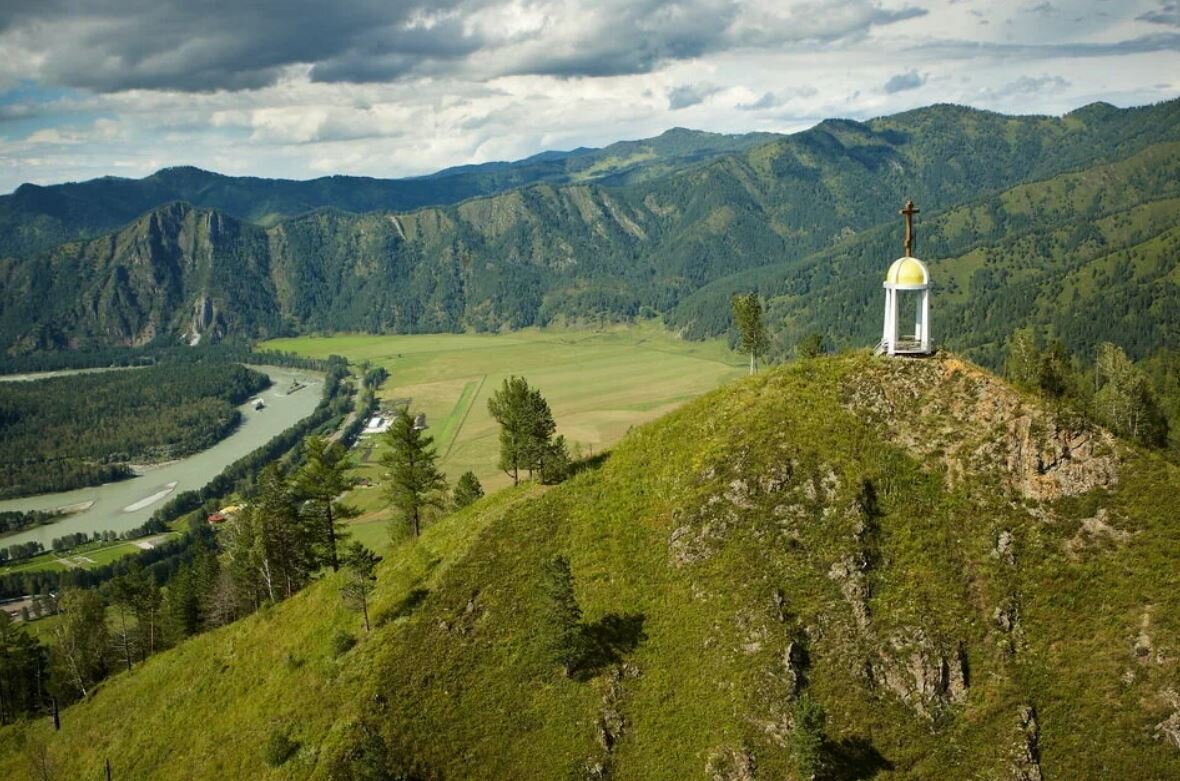 Село Узнезя горный Алтай