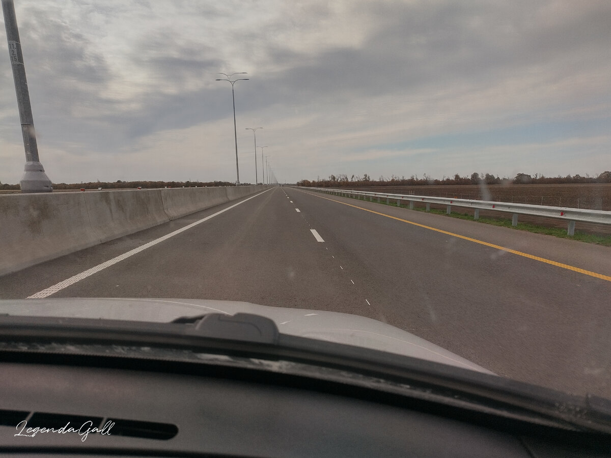 Краснодарская объездная платная. Пустая абсолютно