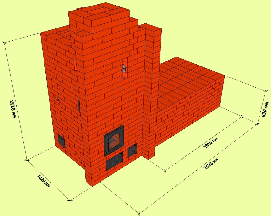 Размеры печей. Печь шведка с лежанкой порядовка. Шведка с лежанкой порядовка. Кирпичная печь лежанка порядовка. Ртик бк1.