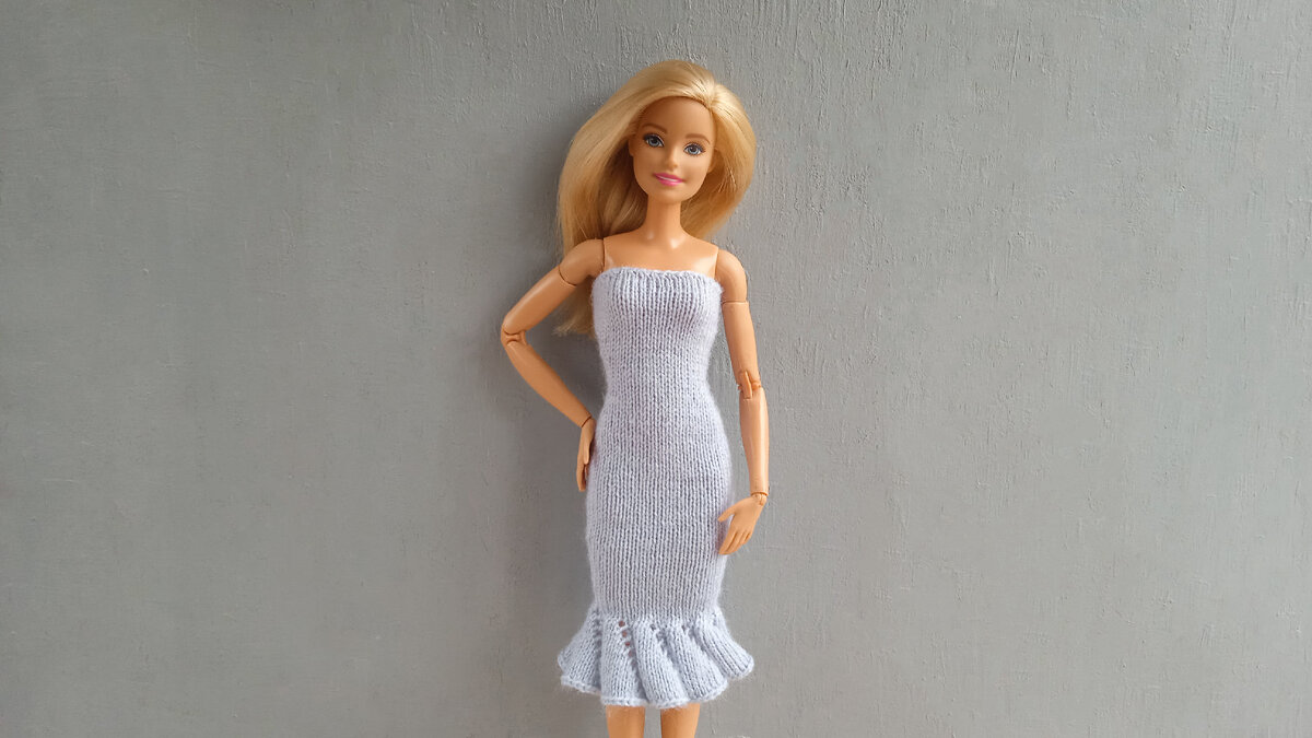 Платье "Леди" с оборкой по низу