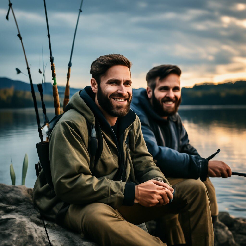 Друзья на рыбалке
