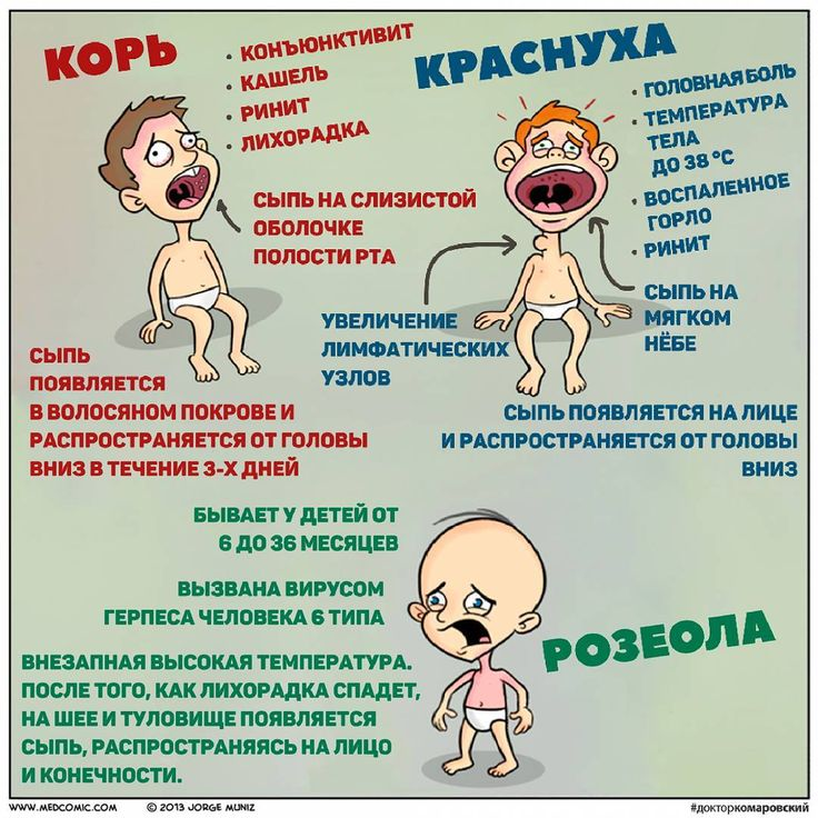 Температура от прививки от кори у ребенка