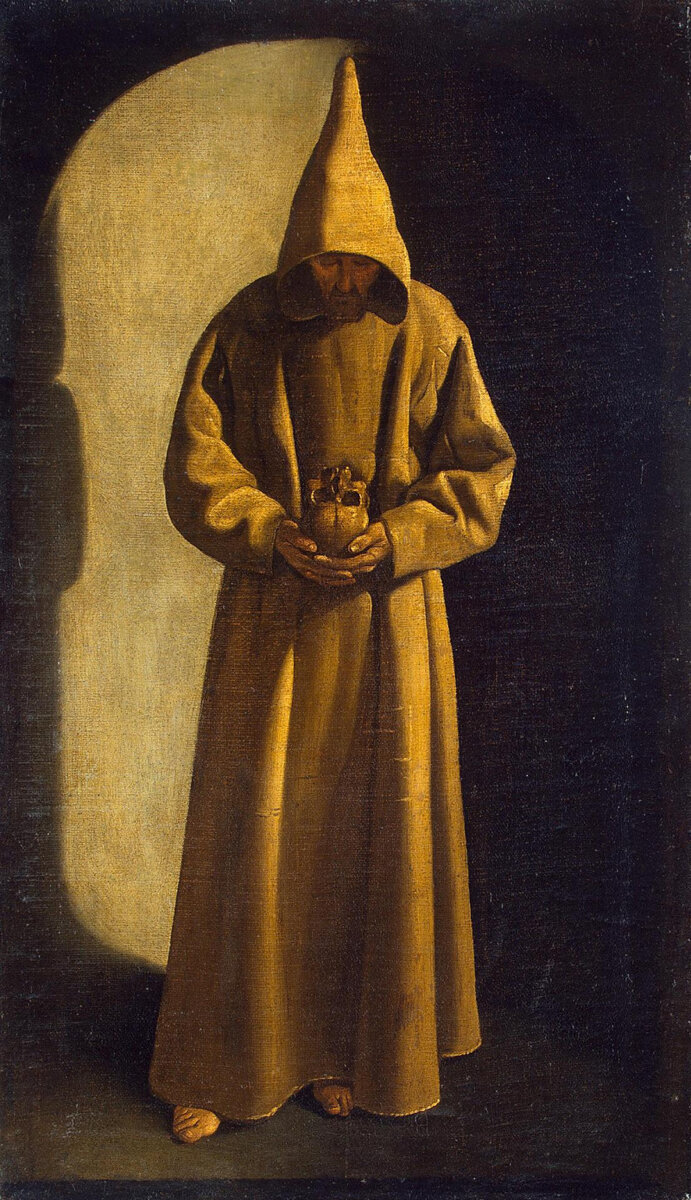 "Св. Франциск", 1630 г. Источник: http://www.visit-city.art/artists/11-november/zurbaran/ 
