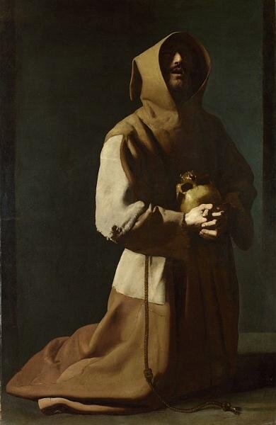 "Св. Франциск", 1635-1939 гг. Источник: http://www.visit-city.art/artists/11-november/zurbaran/ 