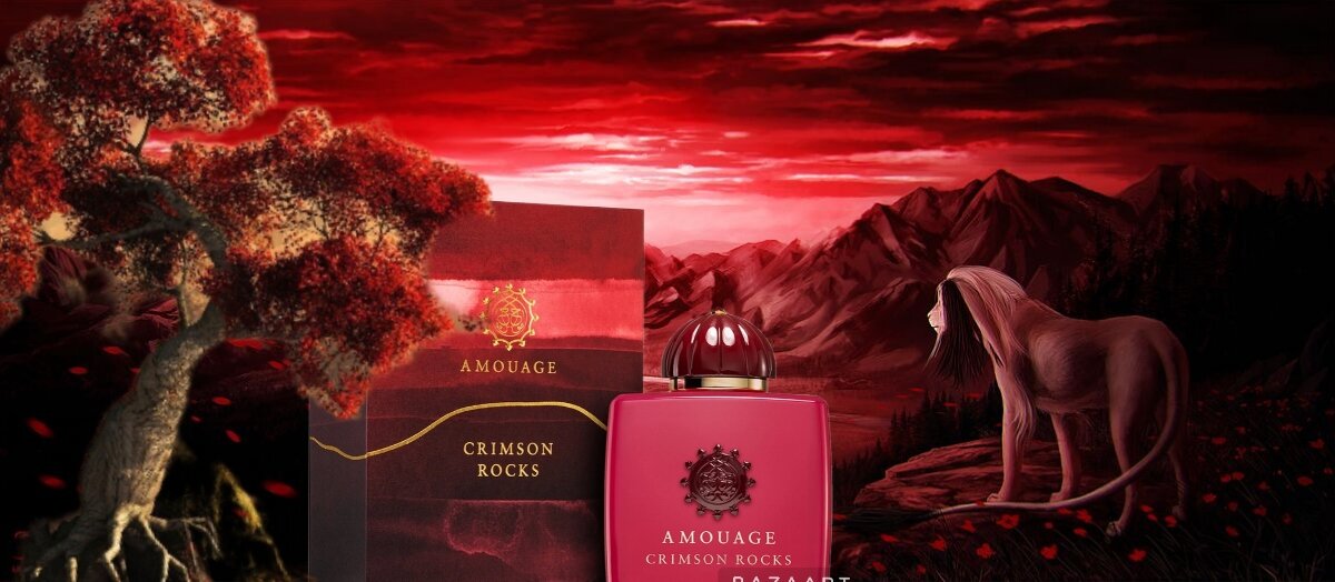 Crimson Rocks Amouage — это аромат для мужчин и женщин, он принадлежит к группе восточные цветочные. Crimson Rocks выпущен в 2020 году. Парфюмер: Domitille Michalon Bertier. Верхние ноты: Корица и Розовый перец; средние ноты: Мед и Роза; базовые ноты: Дуб, Атласский кедр и Ветивер