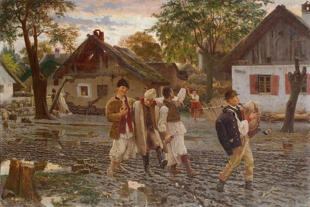 Uroš Predić, Vesela braća, 1887. Общественное достояние